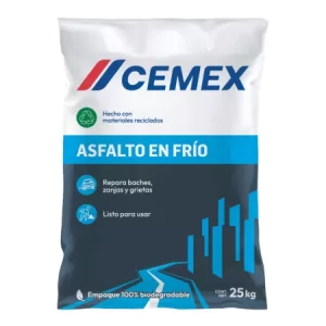 ASFALTO EN FRIO 25 KG CEMEX